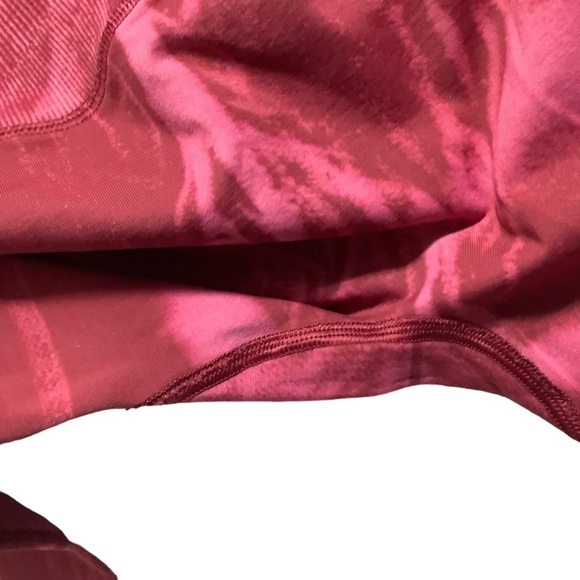 Lululemon Ebb to Street Tight *Wash Stone Wash Chianti / Pink Maroon Size 2 - Picture 8 of 11